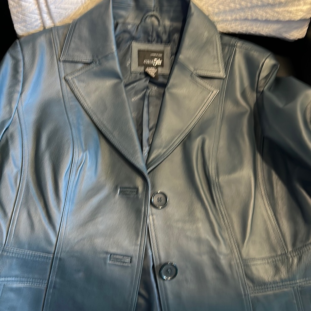 Leather jacket XL NWT